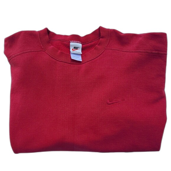 Vtg Nike Swoosh Crewneck 90s Sweatshirt - Picture 1 of 12